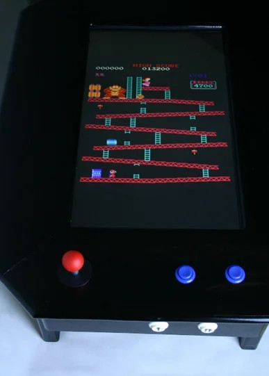 Raspberry Pi arkadni klub stočić izgled